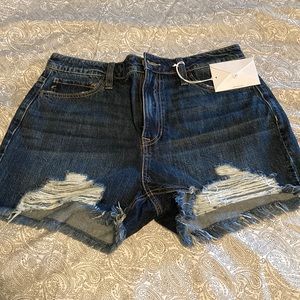 Kan can denim distressed jean shorts 11 29 frayed